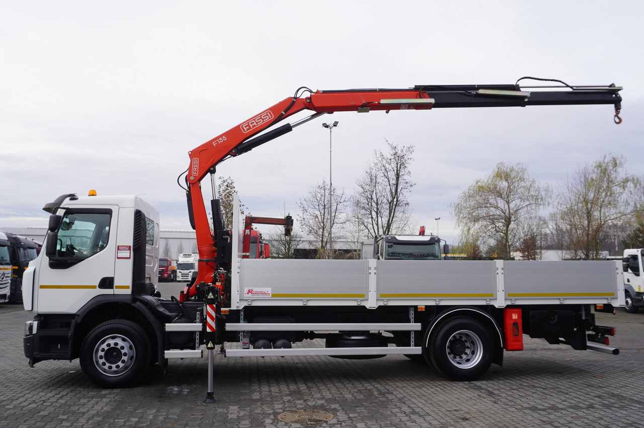 משאית צד נופל/ שטוחה, משאית מנוף RENAULT C280 DTI 8 / FASSI crane 5.6 T / range 8 m / Flatbed 15 EPAL: תמונה 6 משאית צד נופל/ שטוחה, משאית מנוף RENAULT C280 DTI 8 / FASSI crane 5.6 T / range 8 m / Flatbed 15 EPAL: תמונה 6