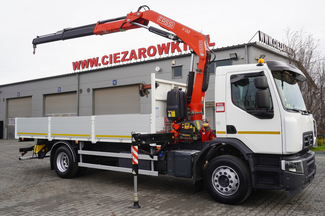 משאית צד נופל/ שטוחה, משאית מנוף RENAULT C280 DTI 8 / FASSI crane 5.6 T / range 8 m / Flatbed 15 EPAL: תמונה 13 משאית צד נופל/ שטוחה, משאית מנוף RENAULT C280 DTI 8 / FASSI crane 5.6 T / range 8 m / Flatbed 15 EPAL: תמונה 13
