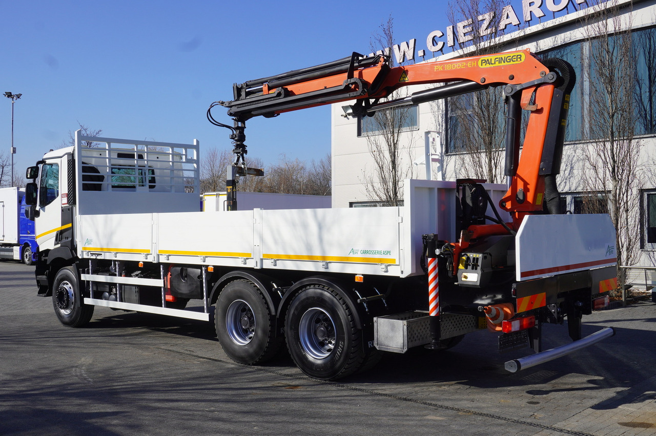 RENAULT C380 / 6x4 / HDS Palfinger PK 18002-EH 6000 kg - משאית צד נופל/ שטוחה, משאית מנוף: תמונה 3 RENAULT C380 / 6x4 / HDS Palfinger PK 18002-EH 6000 kg - משאית צד נופל/ שטוחה, משאית מנוף: תמונה 3