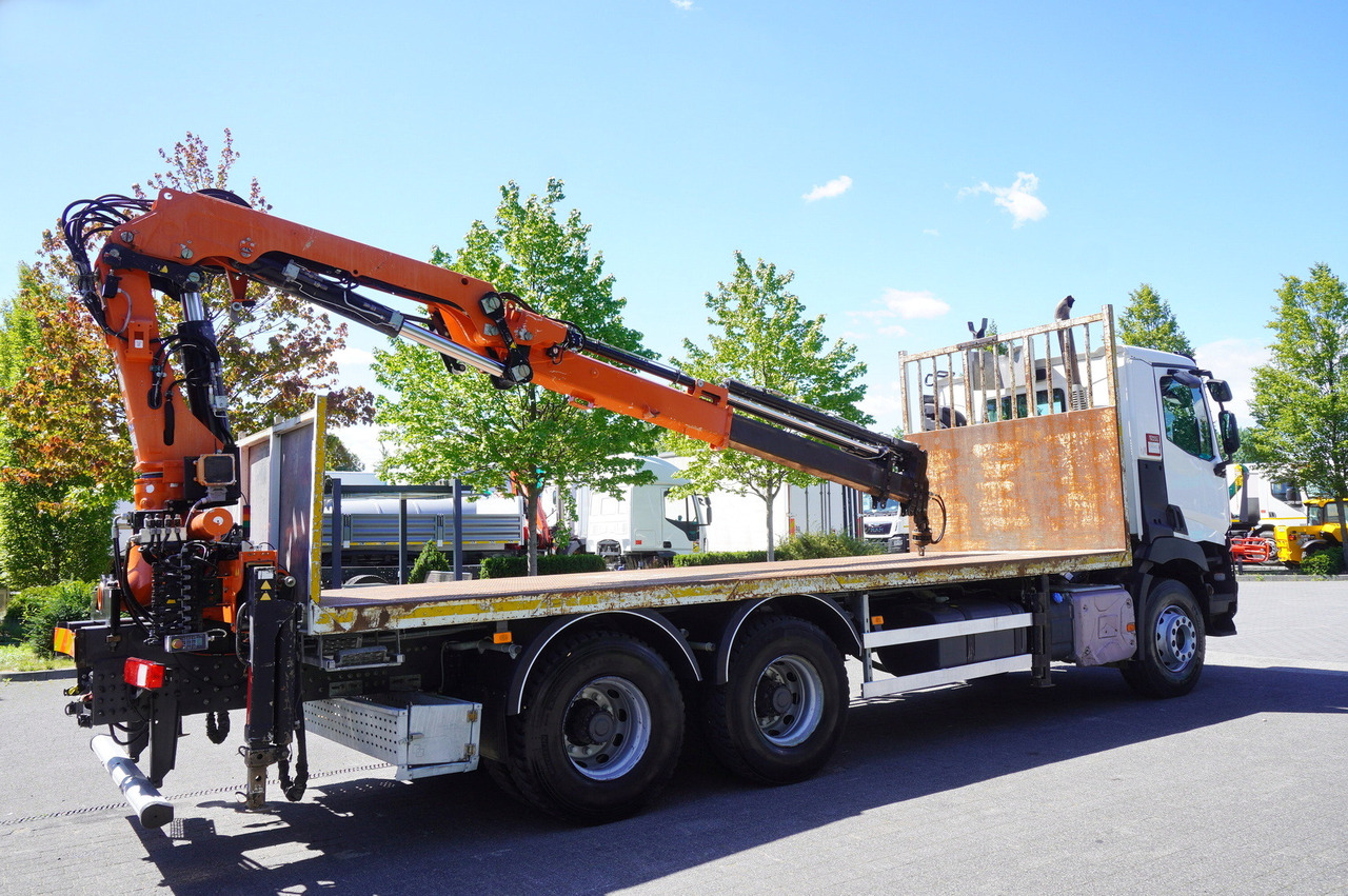 RENAULT C380 Comfort 6x4 / Atlas 6.1 T crane / range 12.3 m - משאית צד נופל/ שטוחה, משאית מנוף: תמונה 4 RENAULT C380 Comfort 6x4 / Atlas 6.1 T crane / range 12.3 m - משאית צד נופל/ שטוחה, משאית מנוף: תמונה 4