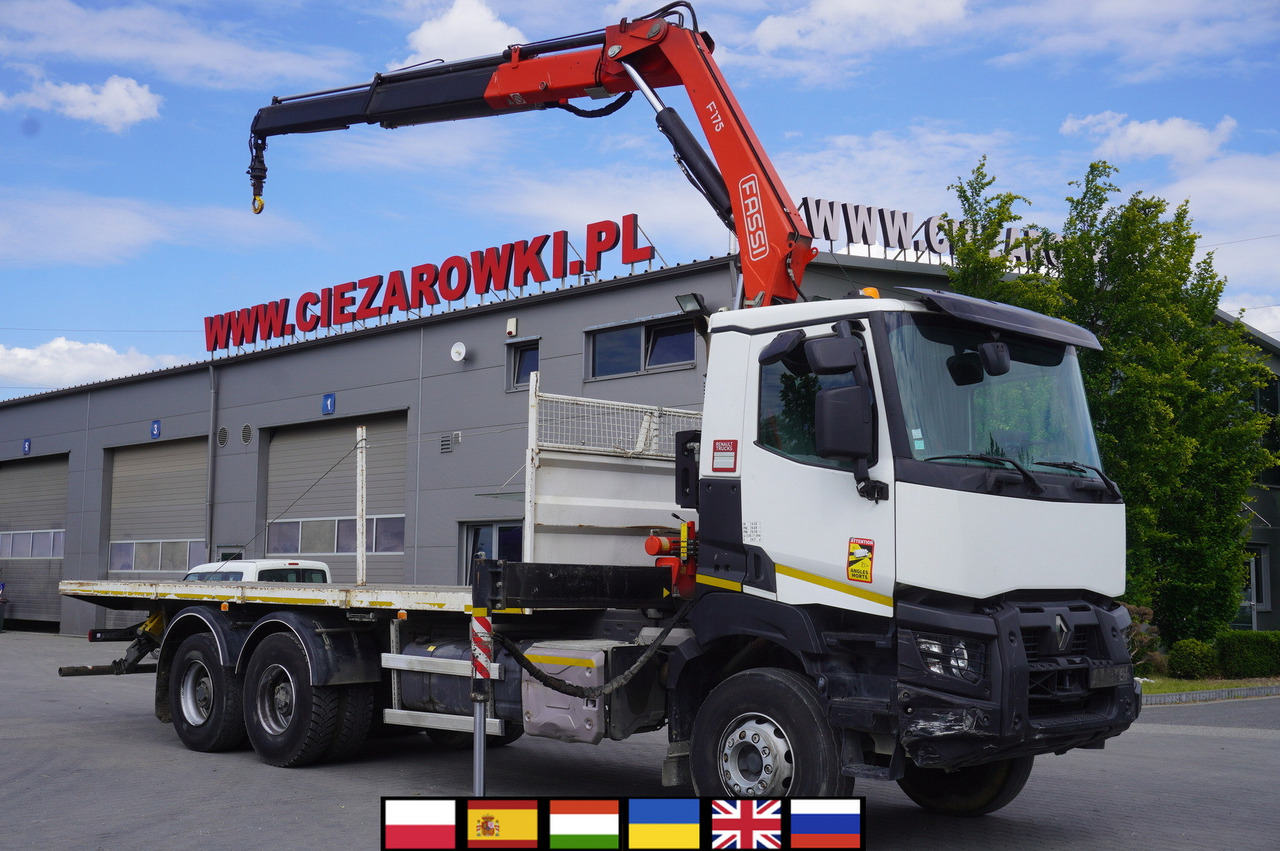 RENAULT K380 6x4 / FASSI F175 crane 7.85 t / 120 thousand km! - משאית מנוף: תמונה 3 RENAULT K380 6x4 / FASSI F175 crane 7.85 t / 120 thousand km! - משאית מנוף: תמונה 3