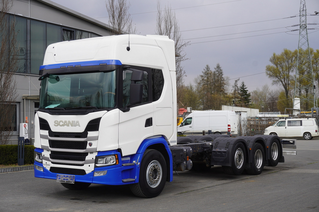 SCANIA G500 8x2 / 2nd axis steered / Chassis 8.35 m / 2021 - משאית עם שלדת תא: תמונה 1 SCANIA G500 8x2 / 2nd axis steered / Chassis 8.35 m / 2021 - משאית עם שלדת תא: תמונה 1