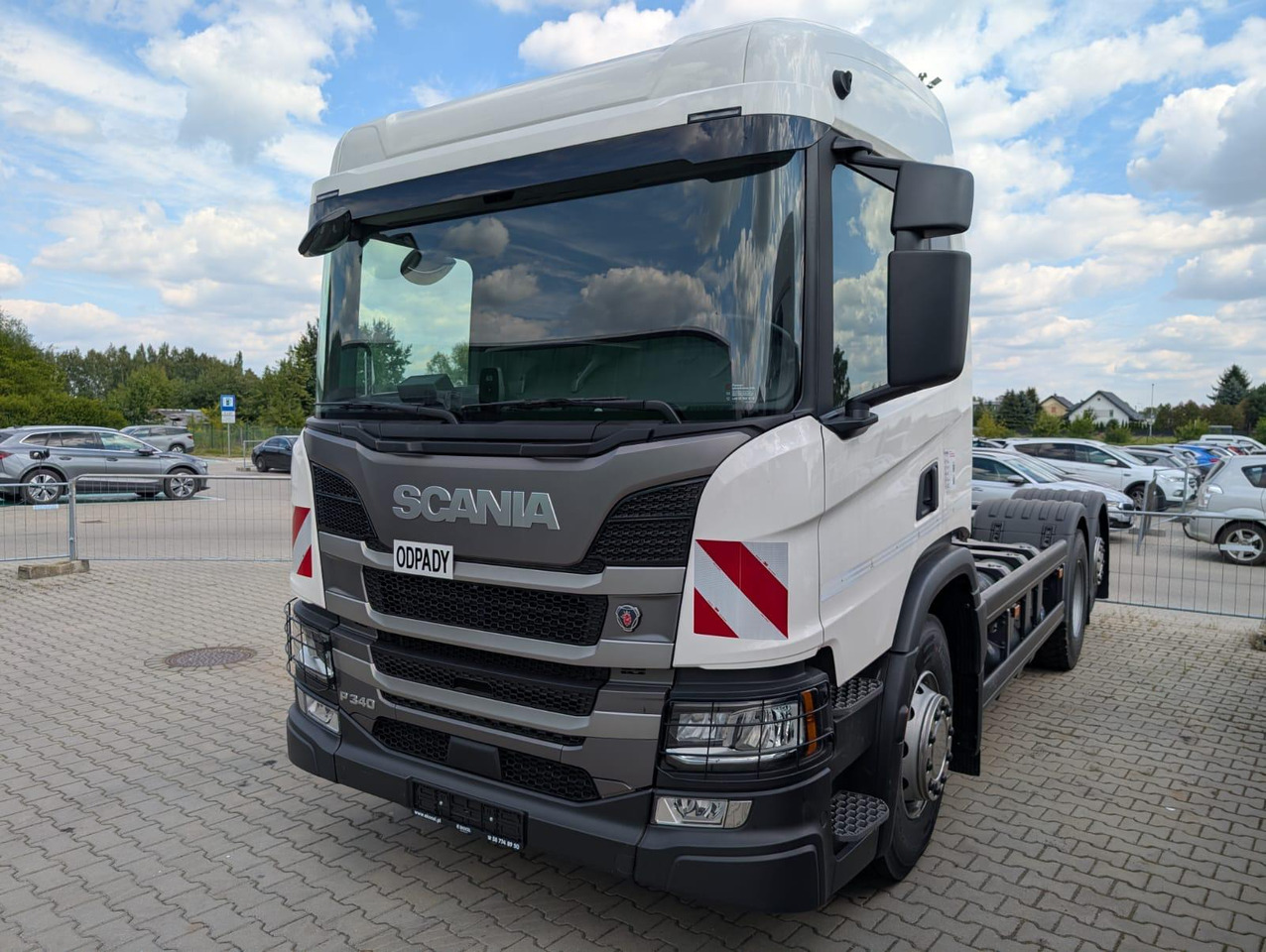 SCANIA P 340 B6x2*4NA / chassis frame / steering axle / CNG / large cab / 8 units - משאית עם שלדת תא: תמונה 2 SCANIA P 340 B6x2*4NA / chassis frame / steering axle / CNG / large cab / 8 units - משאית עם שלדת תא: תמונה 2