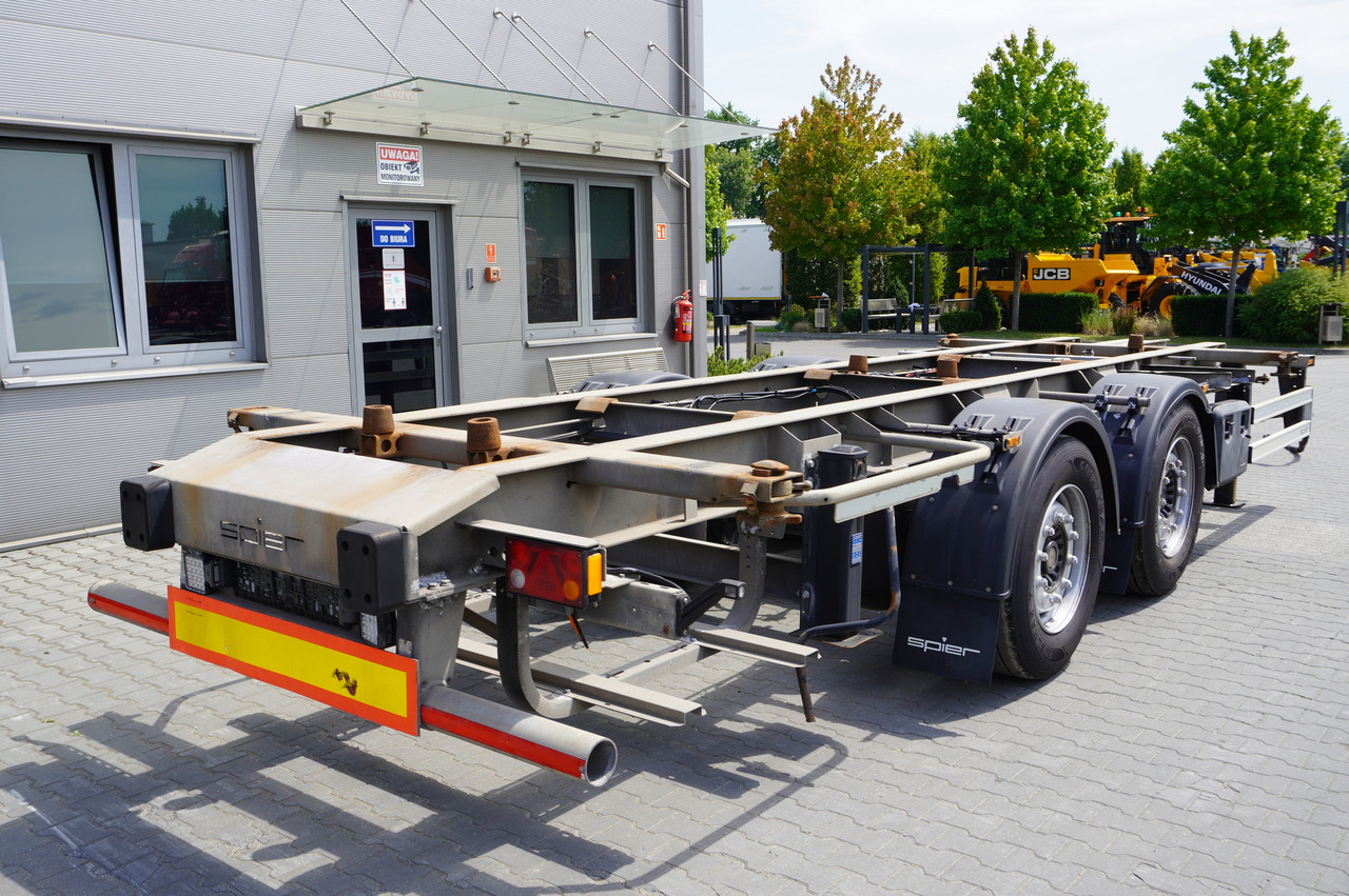 SPIER Trailer ZWL 290 BDF / 18 t - קרון נגרר שלדה: תמונה 4 SPIER Trailer ZWL 290 BDF / 18 t - קרון נגרר שלדה: תמונה 4