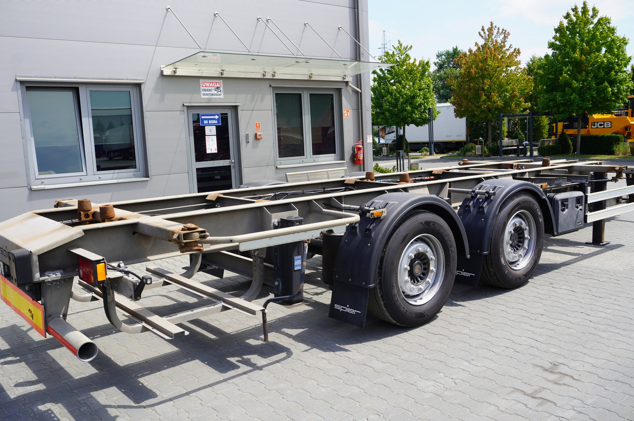 SPIER Trailer ZWL 290 BDF / 18 t - קרון נגרר שלדה: תמונה 1 SPIER Trailer ZWL 290 BDF / 18 t - קרון נגרר שלדה: תמונה 1