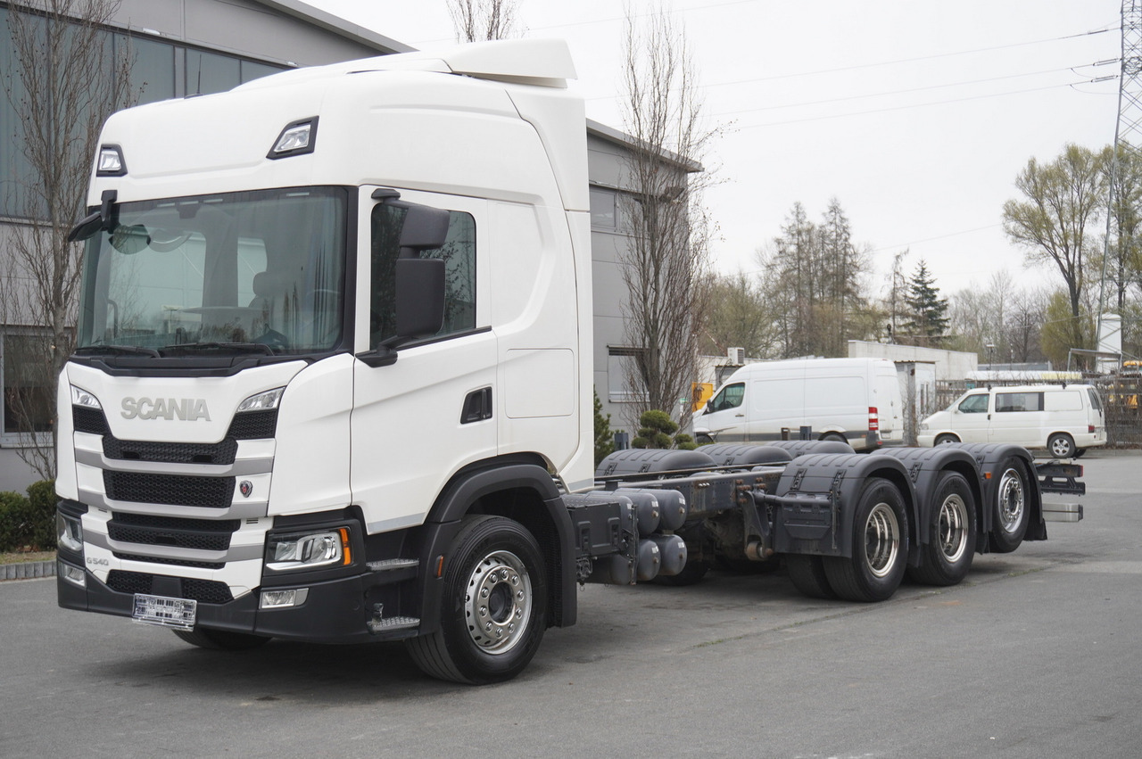 Scania G540 8x4 / Chassis 8.7 m / Steered axle / 2021 - משאית עם שלדת תא: תמונה 2 Scania G540 8x4 / Chassis 8.7 m / Steered axle / 2021 - משאית עם שלדת תא: תמונה 2