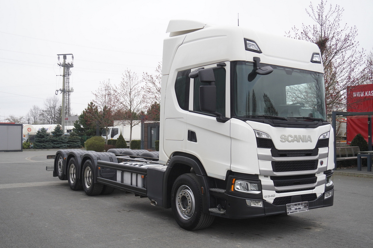 Scania G540 8x4 / Chassis 8.7 m / Steered axle / 2021 - משאית מנוף: תמונה 1 Scania G540 8x4 / Chassis 8.7 m / Steered axle / 2021 - משאית מנוף: תמונה 1