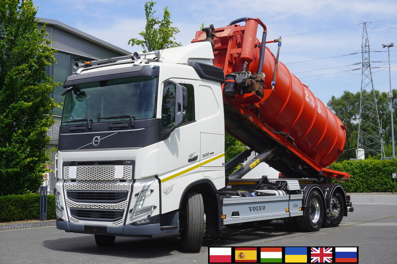 VOLVO Volvo FH 500 / Septic barrel 13000 l / Hook lift 21 t / 2022 / 3rd axle steered / 2 units - מכל תערובת: תמונה 1 VOLVO Volvo FH 500 / Septic barrel 13000 l / Hook lift 21 t / 2022 / 3rd axle steered / 2 units - מכל תערובת: תמונה 1