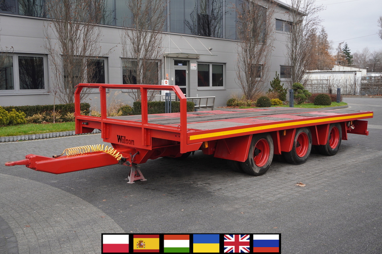 Wilson CTAA3 Flatbed trailer - קרון נגרר צד נופל/ שטוח: תמונה 1 Wilson CTAA3 Flatbed trailer - קרון נגרר צד נופל/ שטוח: תמונה 1