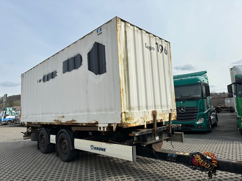 Krone ZZ 18- BDF Containerchassi Scheibenbremsen - - קרון נגרר מוביל מכולות/ החלפת גוף: תמונה 1 Krone ZZ 18- BDF Containerchassi Scheibenbremsen - - קרון נגרר מוביל מכולות/ החלפת גוף: תמונה 1