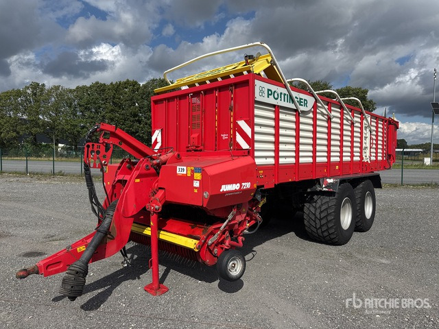 2013 Poettinger Jumbo 7210 D T/A Drawbar Silage Wagon - עגלת טעינה עצמית: תמונה 2 2013 Poettinger Jumbo 7210 D T/A Drawbar Silage Wagon - עגלת טעינה עצמית: תמונה 2