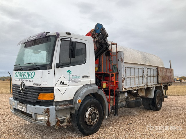 1998 Mercedes-Benz Atego 1823 1998 Palfinger PK14080 5640 kg ... Dump Truck with Crane - מזהיר: תמונה 3 1998 Mercedes-Benz Atego 1823 1998 Palfinger PK14080 5640 kg ... Dump Truck with Crane - מזהיר: תמונה 3