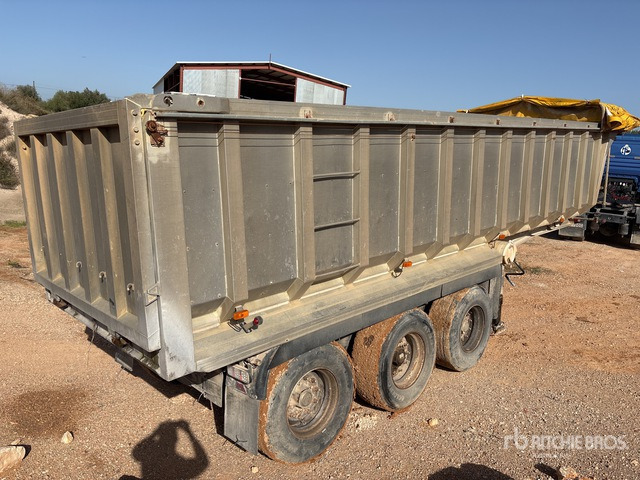 2001 Tisvol A87015EAL Tri/A Aluminum End Dump Trailer - קרון נגרר עם מזהיר: תמונה 3 2001 Tisvol A87015EAL Tri/A Aluminum End Dump Trailer - קרון נגרר עם מזהיר: תמונה 3