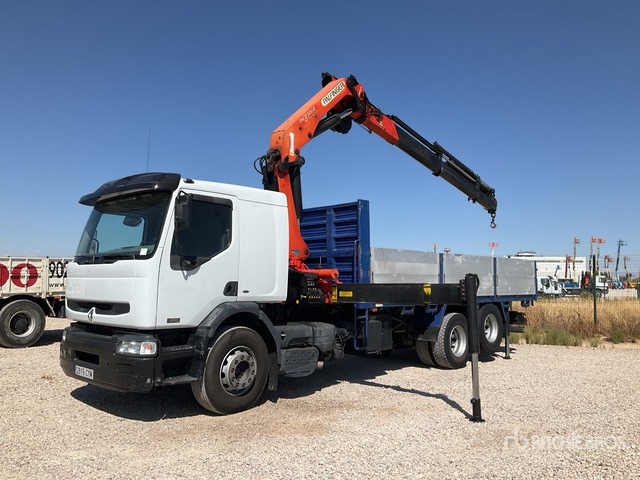 2004 Renault Premium 370.26 2004 Palfinger PK23002 6700 kg ... Flatbed Truck with Crane - משאית צד נופל/ שטוחה, משאית מנוף: תמונה 1 2004 Renault Premium 370.26 2004 Palfinger PK23002 6700 kg ... Flatbed Truck with Crane - משאית צד נופל/ שטוחה, משאית מנוף: תמונה 1
