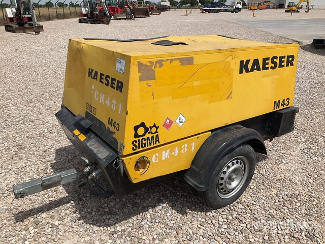 2007 Kaeser M43 Mobile Air Compressor - מדחס אוויר: תמונה 1 2007 Kaeser M43 Mobile Air Compressor - מדחס אוויר: תמונה 1