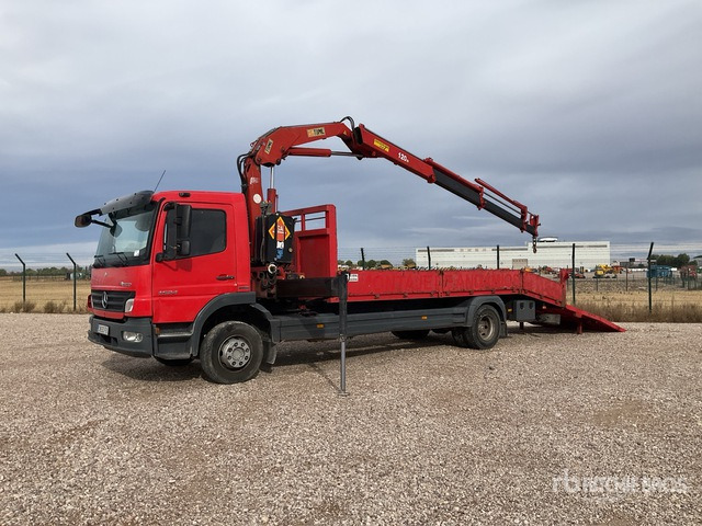 2007 Mercedes-Benz Atego 1524 2007 Toimil 120 3S 4330 kg on 4x2 Flatbed Truck with Crane - משאית צד נופל/ שטוחה, משאית מנוף: תמונה 2 2007 Mercedes-Benz Atego 1524 2007 Toimil 120 3S 4330 kg on 4x2 Flatbed Truck with Crane - משאית צד נופל/ שטוחה, משאית מנוף: תמונה 2