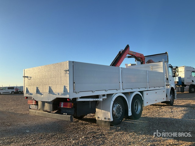 2008 Mercedes-Benz 2533L 2007 Palfinger PK10501 Articula ... Flatbed Truck with Crane - משאית צד נופל/ שטוחה, משאית מנוף: תמונה 3 2008 Mercedes-Benz 2533L 2007 Palfinger PK10501 Articula ... Flatbed Truck with Crane - משאית צד נופל/ שטוחה, משאית מנוף: תמונה 3