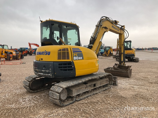 2012 Komatsu PC80MR-3 Tracked Excavator - מחפר סורק: תמונה 3 2012 Komatsu PC80MR-3 Tracked Excavator - מחפר סורק: תמונה 3