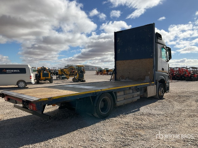 2018 Mercedes-Benz Actros 1846L 4x2 Flatbed Truck - משאית צד נופל/ שטוחה: תמונה 4 2018 Mercedes-Benz Actros 1846L 4x2 Flatbed Truck - משאית צד נופל/ שטוחה: תמונה 4