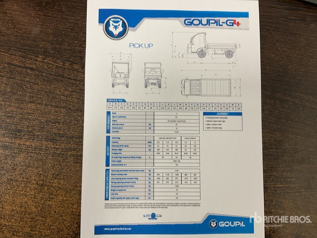 2020 Goupil G4M Electric Utility Vehicle - כלי רכב עירוני/ מיוחד: תמונה 5 2020 Goupil G4M Electric Utility Vehicle - כלי רכב עירוני/ מיוחד: תמונה 5