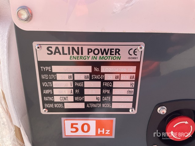 2025 Salini VG-R30 37.5 kVA (Unused) Generator Set - ערכת גנרטורים: תמונה 1 2025 Salini VG-R30 37.5 kVA (Unused) Generator Set - ערכת גנרטורים: תמונה 1