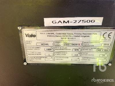 YALE MO10L Electric - משאית משטחים: תמונה 5 YALE MO10L Electric - משאית משטחים: תמונה 5