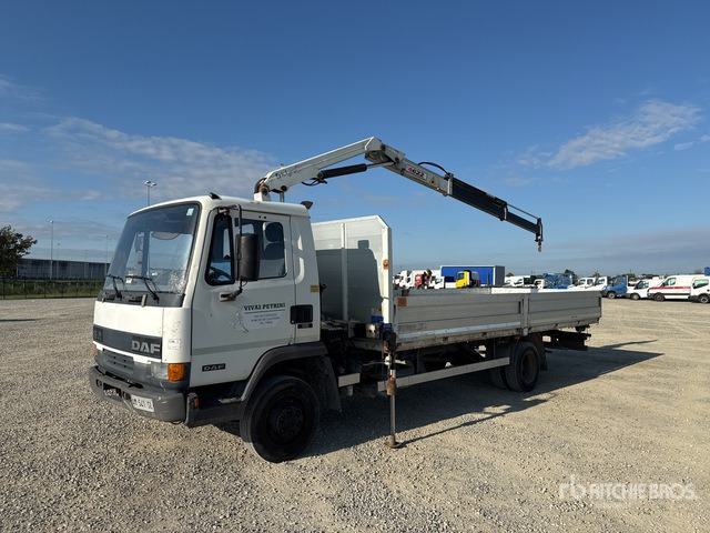 1996 DAF 150E2 PM 4622 2000 kg on 4x2 Flatbed Truck with Crane - משאית צד נופל/ שטוחה, משאית מנוף: תמונה 2 1996 DAF 150E2 PM 4622 2000 kg on 4x2 Flatbed Truck with Crane - משאית צד נופל/ שטוחה, משאית מנוף: תמונה 2