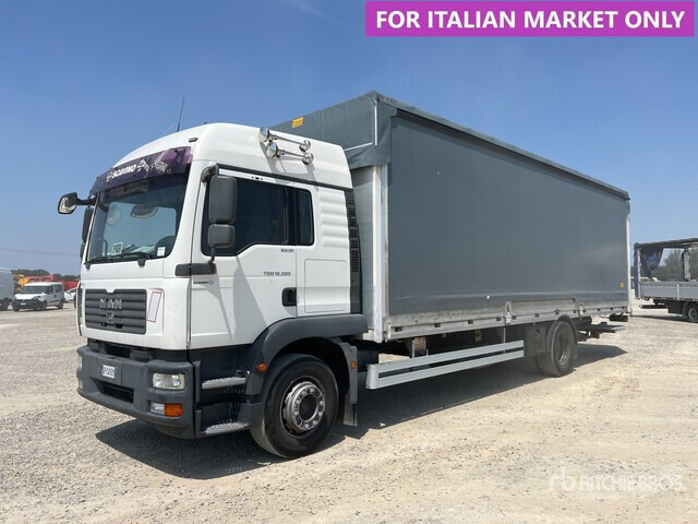 2008 MAN TGM18.280 4x2 Curtain Side Truck - מכסחת תבואה/ עשבים: תמונה 2 2008 MAN TGM18.280 4x2 Curtain Side Truck - מכסחת תבואה/ עשבים: תמונה 2