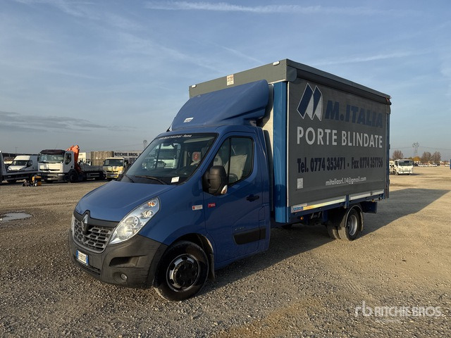2018 Renault Master 165 - משאית וילונות צד: תמונה 1 2018 Renault Master 165 - משאית וילונות צד: תמונה 1