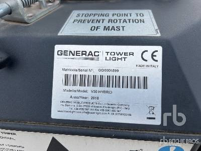 GENERAC V20 HYBRID - מגדל תאורה: תמונה 5 GENERAC V20 HYBRID - מגדל תאורה: תמונה 5