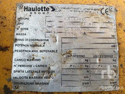 HAULOTTE COMPACT 10 Electric - מעלית מספריים: תמונה 5 HAULOTTE COMPACT 10 Electric - מעלית מספריים: תמונה 5