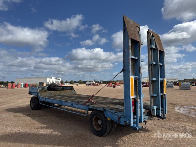 1985 Louault Original 14.53 t T/A Remorque Porte-Engi ... Lowboy Trailer - סמיטריילר עם מטען נמוך: תמונה 3 1985 Louault Original 14.53 t T/A Remorque Porte-Engi ... Lowboy Trailer - סמיטריילר עם מטען נמוך: תמונה 3