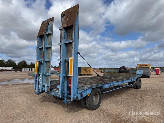 1985 Louault Original 14.53 t T/A Remorque Porte-Engi ... Lowboy Trailer - סמיטריילר עם מטען נמוך: תמונה 4 1985 Louault Original 14.53 t T/A Remorque Porte-Engi ... Lowboy Trailer - סמיטריילר עם מטען נמוך: תמונה 4