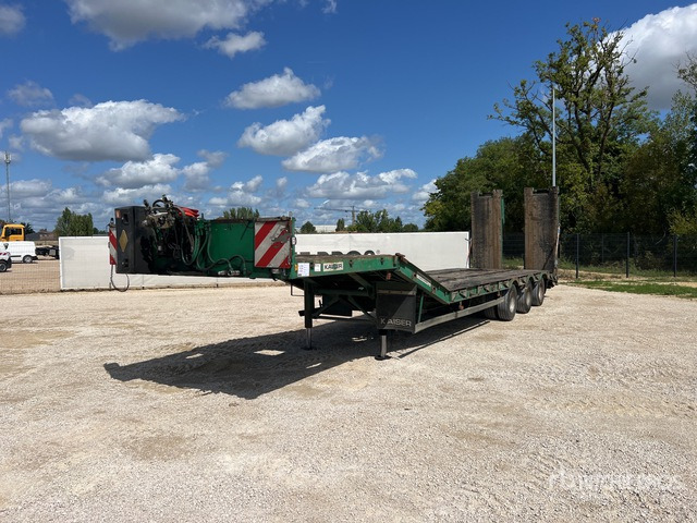 2001 Kaiser S4503F2C Tri/A Semi-Remorque Porte-Engin ... Lowboy Trailer - סמיטריילר עם מטען נמוך: תמונה 1 2001 Kaiser S4503F2C Tri/A Semi-Remorque Porte-Engin ... Lowboy Trailer - סמיטריילר עם מטען נמוך: תמונה 1