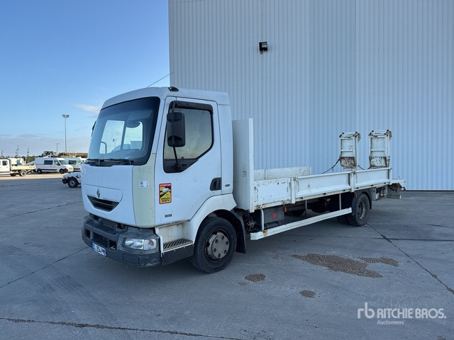 2001 Renault Midlum 180 4x2 Camion Plateau 4x2 Flatbed Truck - משאית צד נופל/ שטוחה: תמונה 2 2001 Renault Midlum 180 4x2 Camion Plateau 4x2 Flatbed Truck - משאית צד נופל/ שטוחה: תמונה 2