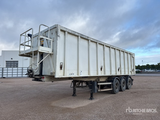 2002 Robuste Kaiser S3803C Semi-Remorque Benne 3 Essieux End Dump Trailer - סמיטריילר עם מזהיר: תמונה 1 2002 Robuste Kaiser S3803C Semi-Remorque Benne 3 Essieux End Dump Trailer - סמיטריילר עם מזהיר: תמונה 1