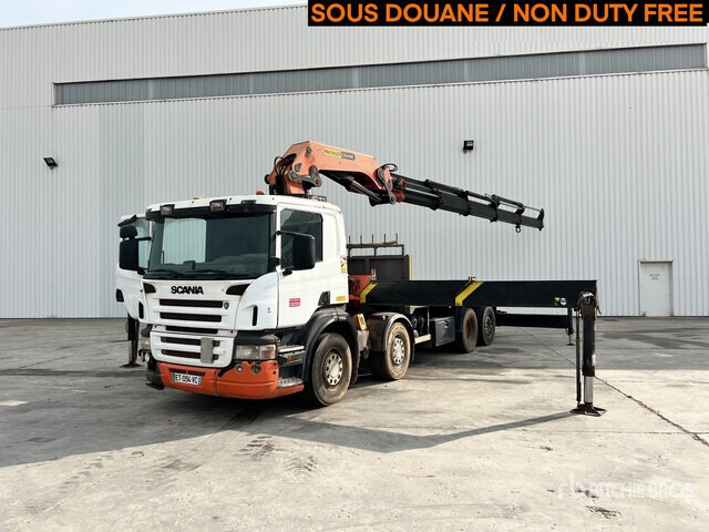 2005 Scania P380 2005 Palfinger PK 56002 18290 k ... Flatbed Truck with Crane - משאית צד נופל/ שטוחה, משאית מנוף: תמונה 1 2005 Scania P380 2005 Palfinger PK 56002 18290 k ... Flatbed Truck with Crane - משאית צד נופל/ שטוחה, משאית מנוף: תמונה 1