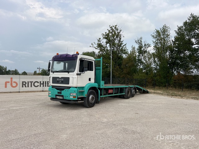 2006 MAN TGA 26.390 6x2-2BL Camion Plateau Flatbed Truck - משאית צד נופל/ שטוחה: תמונה 3 2006 MAN TGA 26.390 6x2-2BL Camion Plateau Flatbed Truck - משאית צד נופל/ שטוחה: תמונה 3