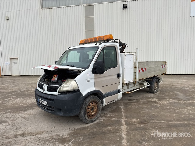 2006 Renault Master dCi 120 2014 HMF 152T2 12V 830 kg on 4x ... Dump Truck with Crane - מזהיר: תמונה 1 2006 Renault Master dCi 120 2014 HMF 152T2 12V 830 kg on 4x ... Dump Truck with Crane - מזהיר: תמונה 1