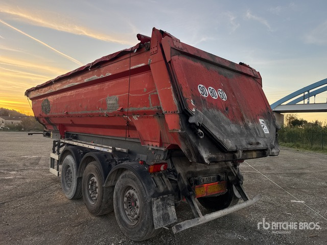 2007 Meiller SHL335 Tri/A Semi-Remorque Benne 3 Essieux End Dump Trailer - קרון נגרר עם מזהיר: תמונה 2 2007 Meiller SHL335 Tri/A Semi-Remorque Benne 3 Essieux End Dump Trailer - קרון נגרר עם מזהיר: תמונה 2