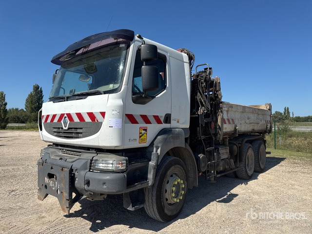 2007 Renault Kerax HMF 1250 k2 on 6x4 Camion Bi-Be ... Dump Truck with Crane - מזהיר, משאית מנוף: תמונה 1 2007 Renault Kerax HMF 1250 k2 on 6x4 Camion Bi-Be ... Dump Truck with Crane - מזהיר, משאית מנוף: תמונה 1
