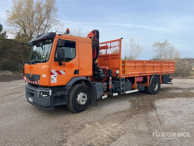 2007 Renault Premium II DXi 2007 Palfinger PK15500 5750 kg ... Flatbed Truck with Crane - משאית צד נופל/ שטוחה, משאית מנוף: תמונה 2 2007 Renault Premium II DXi 2007 Palfinger PK15500 5750 kg ... Flatbed Truck with Crane - משאית צד נופל/ שטוחה, משאית מנוף: תמונה 2
