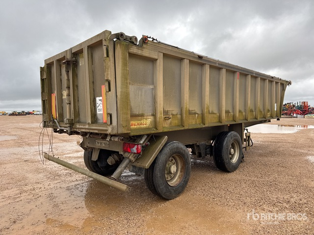 2008 Benalu C34CSB01 T/A Remorque Benne 2 Essieux (I ... End Dump Trailer - קרון נגרר עם מזהיר: תמונה 3 2008 Benalu C34CSB01 T/A Remorque Benne 2 Essieux (I ... End Dump Trailer - קרון נגרר עם מזהיר: תמונה 3