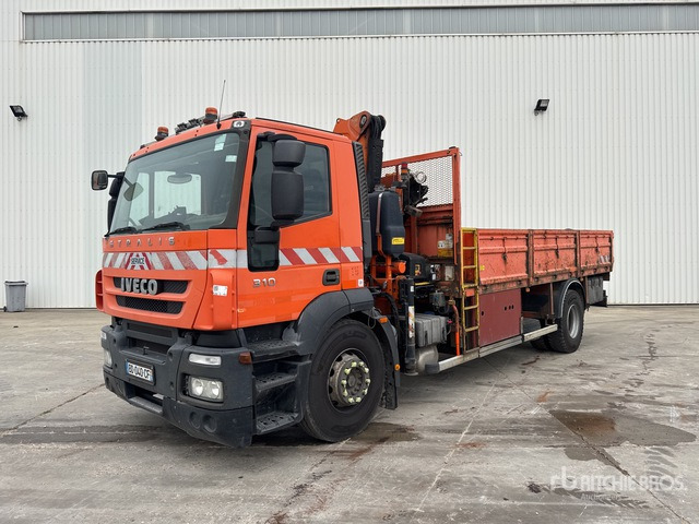 2008 Iveco Stralis 310 2007 Fassi F130A-21 5730 kg on ... Flatbed Truck with Crane - משאית צד נופל/ שטוחה, משאית מנוף: תמונה 2 2008 Iveco Stralis 310 2007 Fassi F130A-21 5730 kg on ... Flatbed Truck with Crane - משאית צד נופל/ שטוחה, משאית מנוף: תמונה 2