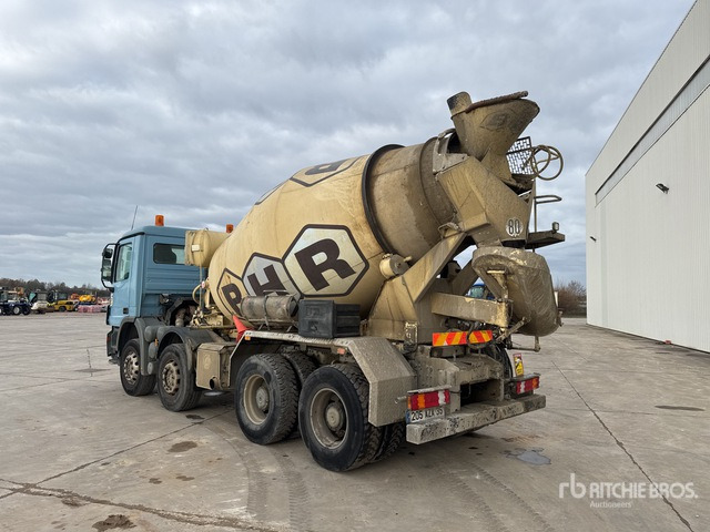 2008 Mercedes-Benz Actros 8x4 Camion Malaxeur 8x4 Mixer Truck - משאית מערבלת בטון: תמונה 2 2008 Mercedes-Benz Actros 8x4 Camion Malaxeur 8x4 Mixer Truck - משאית מערבלת בטון: תמונה 2
