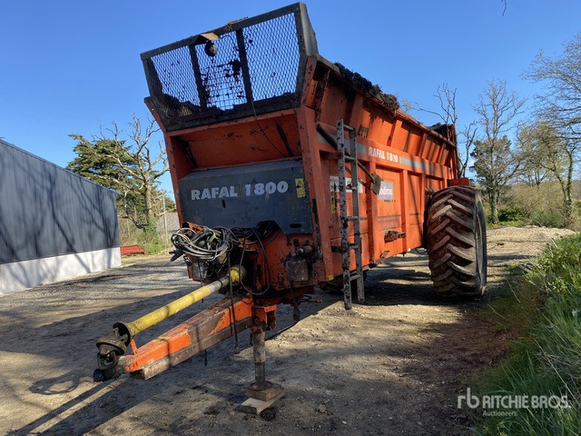 2008 Sodimac Rafal 1800 S/A Epandeur A Fumier 1 Essieu Manure Spreader - מפזרת זבל: תמונה 2 2008 Sodimac Rafal 1800 S/A Epandeur A Fumier 1 Essieu Manure Spreader - מפזרת זבל: תמונה 2