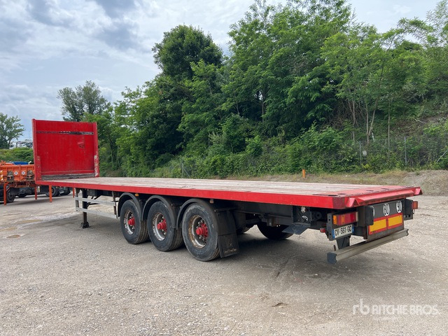 2009 Lecitrailer 13.40 m Tri/A Semi-Remorque Pla ... Flatbed Trailer - קרון נגרר צד נופל/ שטוח: תמונה 2 2009 Lecitrailer 13.40 m Tri/A Semi-Remorque Pla ... Flatbed Trailer - קרון נגרר צד נופל/ שטוח: תמונה 2
