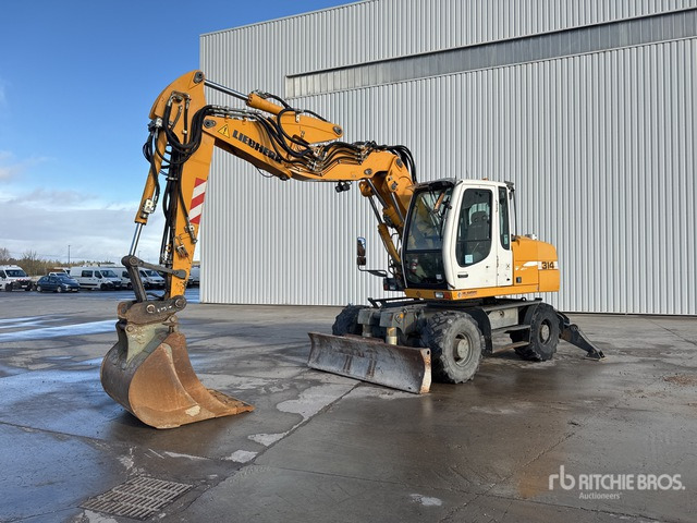 2012 Liebherr A314 Litronic Pelle Sur Pneus Wheel Excavator - מחפר גלגלים: תמונה 1 2012 Liebherr A314 Litronic Pelle Sur Pneus Wheel Excavator - מחפר גלגלים: תמונה 1