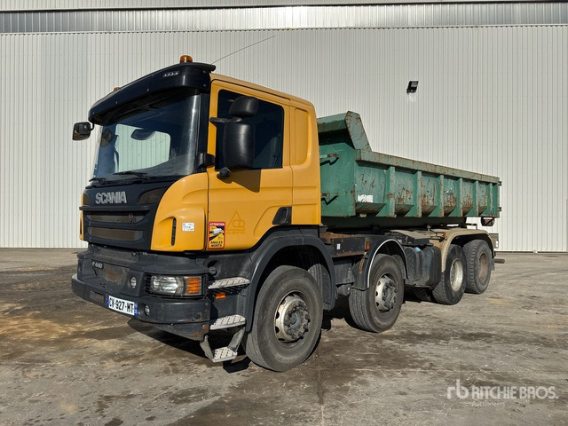 2013 Scania P440 8x4 Camion Ampliroll 8x4 Roll-Off Truck - משאית הרמת וו: תמונה 1 2013 Scania P440 8x4 Camion Ampliroll 8x4 Roll-Off Truck - משאית הרמת וו: תמונה 1