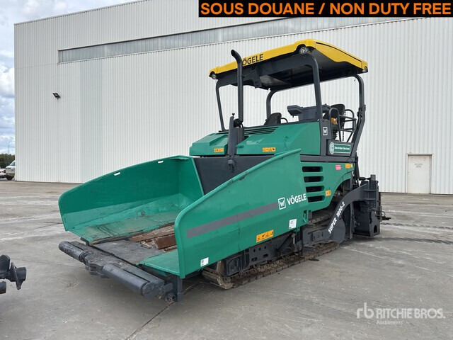 2015 Vogele Super 1800-2 Track Finisseur Sur Chenilles Asphalt Paver - מרצף אספלט: תמונה 1 2015 Vogele Super 1800-2 Track Finisseur Sur Chenilles Asphalt Paver - מרצף אספלט: תמונה 1